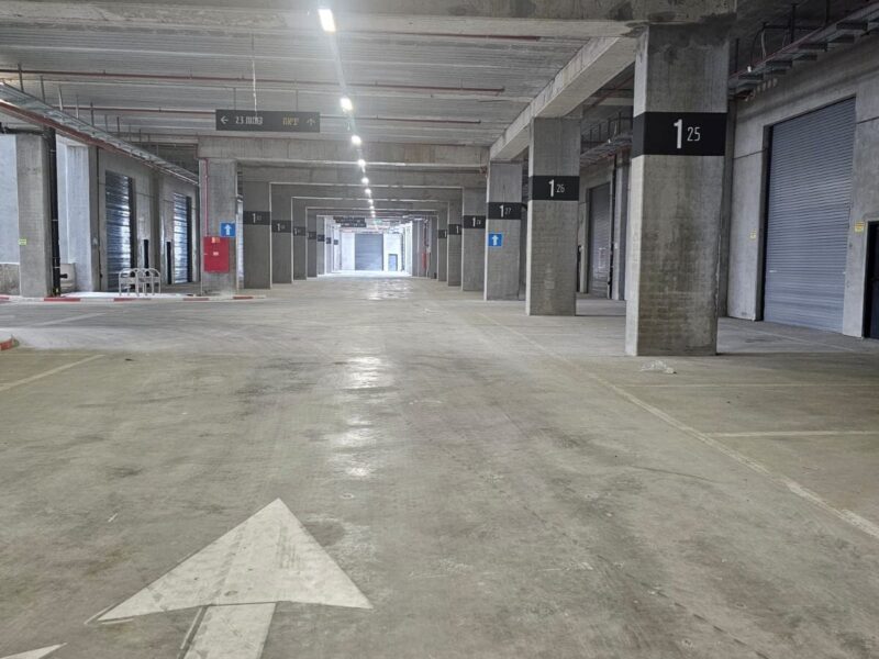 מסלול גישה למחסן בפרויקט הסדנה חולון